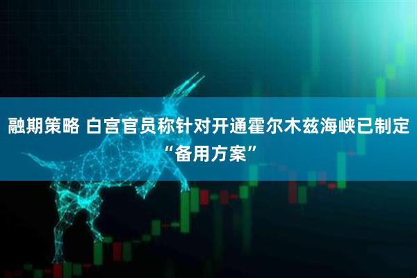融期策略 白宫官员称针对开通霍尔木兹海峡已制定“备用方案”